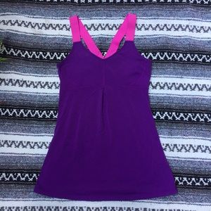 Lucy Purple & Pink Workout Tank Women’s S